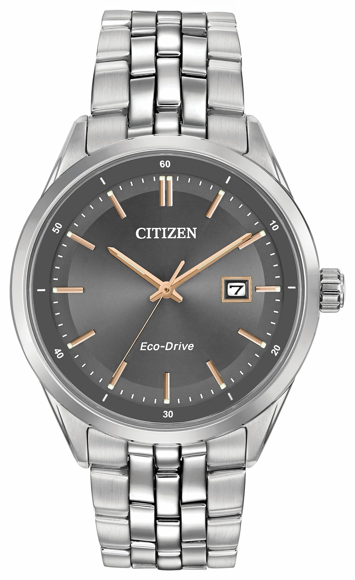 Corso - Men's Eco-Drive BM7251-53H Silver Gray Dial Watch - Citizen Customer Favorite