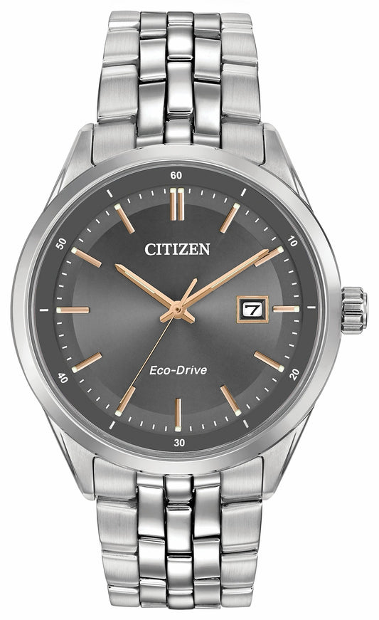 Corso - Men's Eco-Drive BM7251-53H Silver Gray Dial Watch - Citizen Customer Favorite