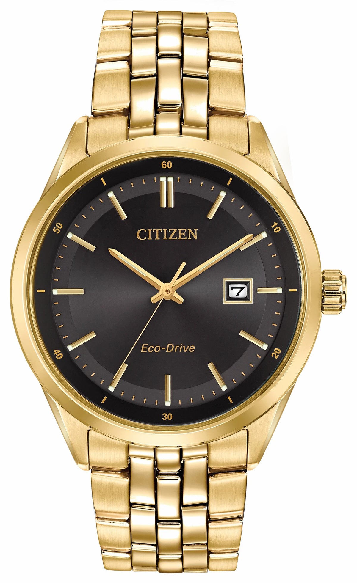 Corso - Men's Eco-Drive BM7252-51E Gold Tone Steel Watch - Citizen Great Value