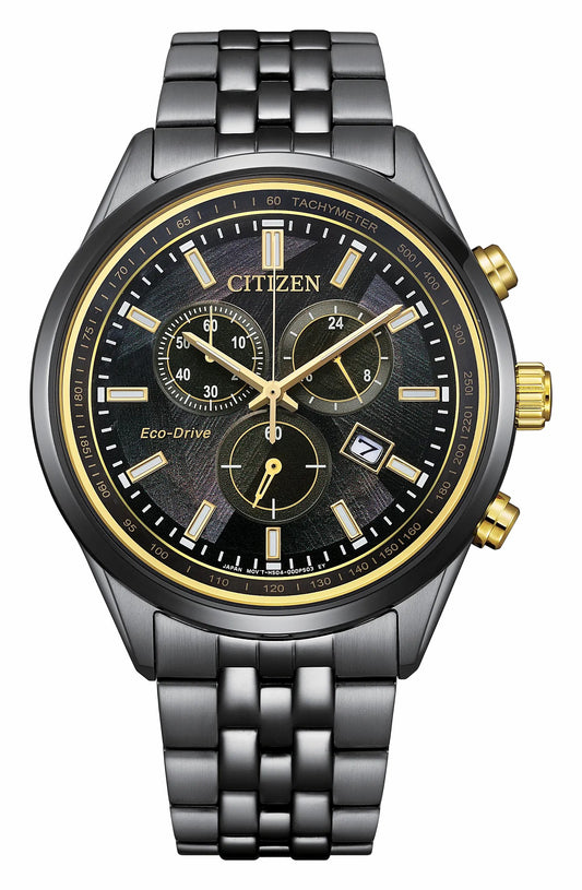 Classic LIGHT in BLACK Black Dial Stainless Steel Bracelet AT2576-68E - Citizen Popular