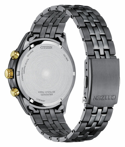 Classic LIGHT in BLACK Black Dial Stainless Steel Bracelet AT2576-68E - Citizen Popular