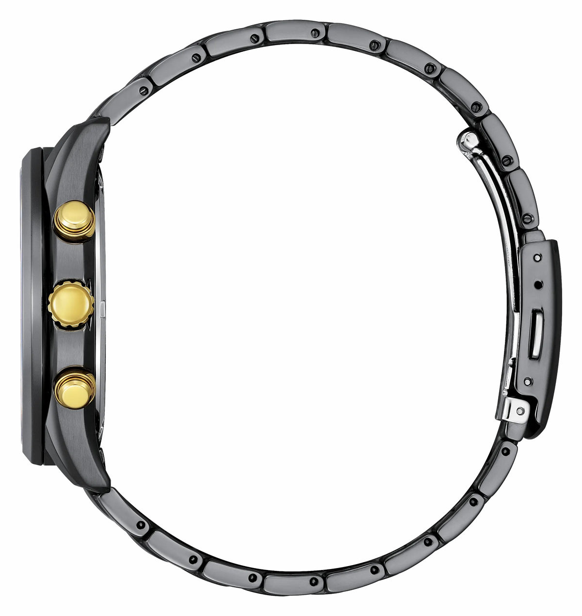 Classic LIGHT in BLACK Black Dial Stainless Steel Bracelet AT2576-68E - Citizen Popular