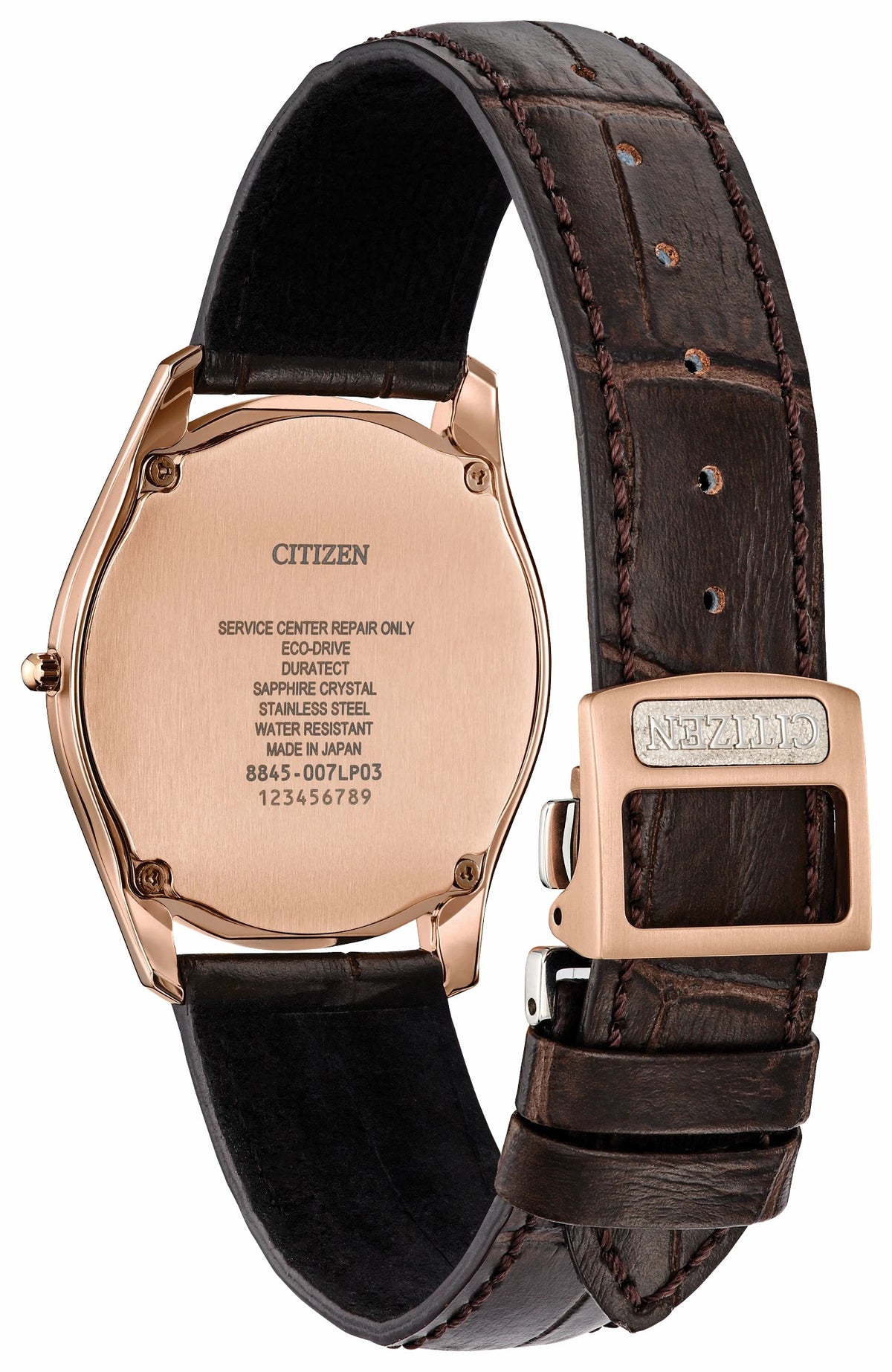Eco-Drive One White Dial Crocodile Strap AQ5024-07A - Citizen Best Price