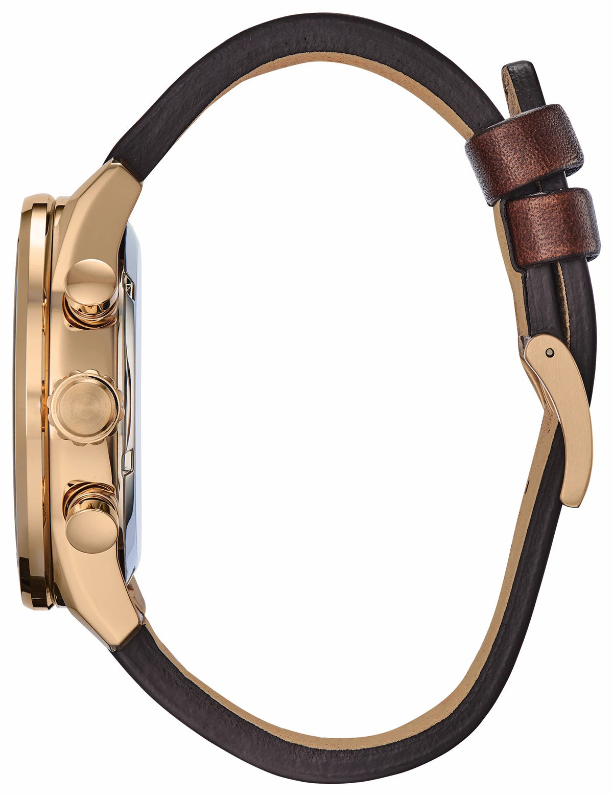 Citizen Avion Eco-Drive Rose Gold Blue Dial Watch - Citizen Deals