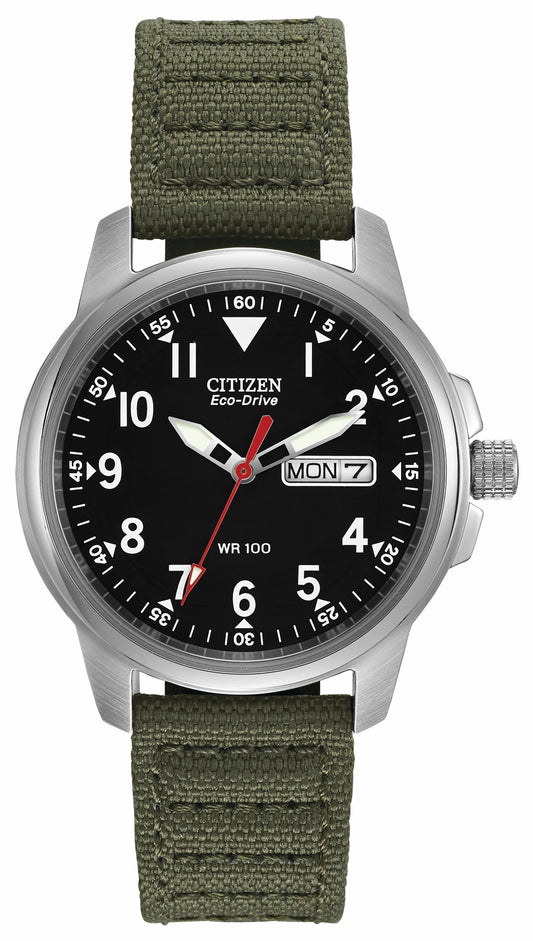 Chandler - Men's Eco-Drive Stainless Steel Watch BM8180-03E - Citizen New