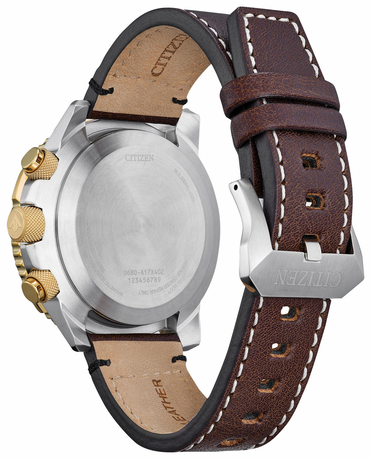 Promaster Skyhawk A-T Gray Dial Leather Strap JY8084-09H - Citizen Featured