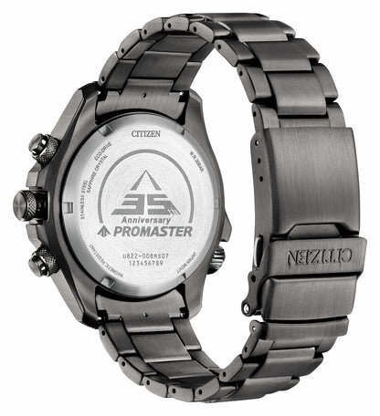 Promaster Land U822 Black Dial Stainless Steel Bracelet JV1008-63E - Citizen Classic