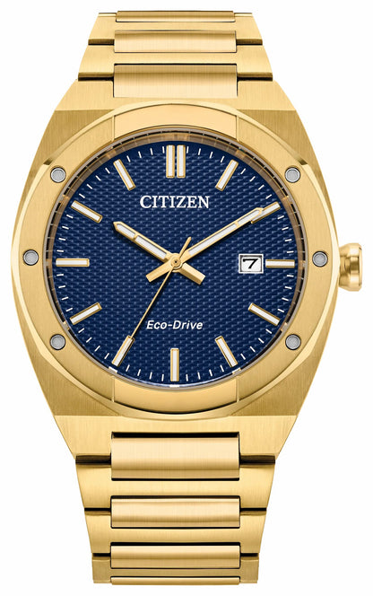 Sport Luxury Blue Dial Stainless Steel Bracelet BM7662-59L - Citizen Signature