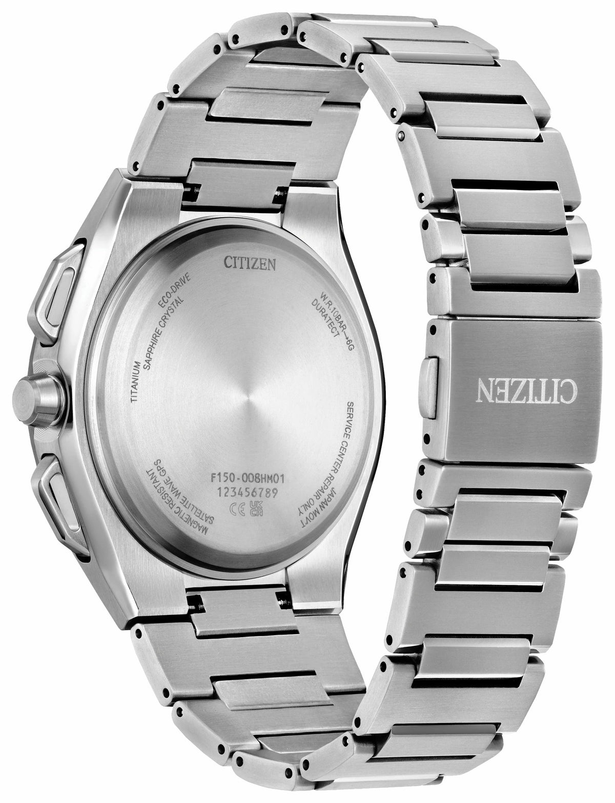 Satellite Wave X Blue Dial Super Titanium Bracelet CC3097-52L - Citizen New