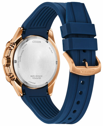 Endeavor Chrono Blue Dial Polyurethane Strap CA4733-00L - Citizen Classic