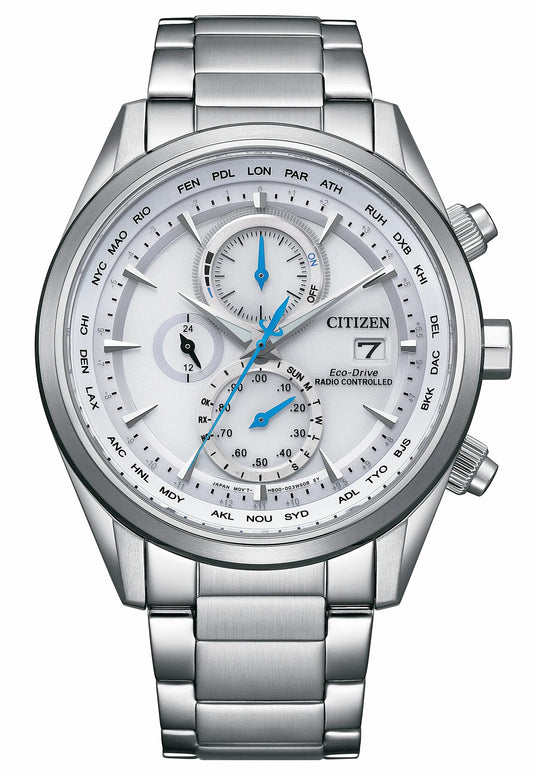 Sport Luxury White Dial Stainless Steel Bracelet AT8260-85A - Citizen Hot Sale