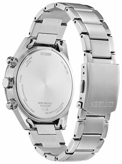 Sport Luxury Light Blue Dial Stainless Steel Bracelet AT8260-51M - Citizen Sale