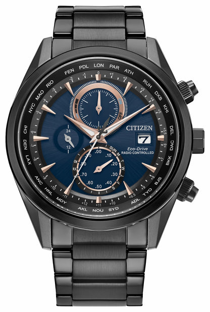 Sport Luxury Blue Dial Stainless Steel Bracelet AT8265-57L - Citizen Top Pick