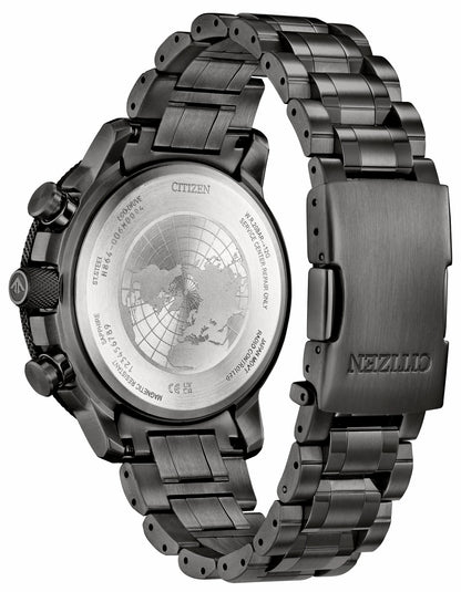 Promaster Geo Trekker Black Dial Stainless Steel Bracelet BY3005-56G - Citizen Signature
