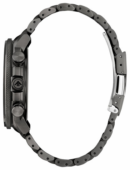 Promaster Geo Trekker Black Dial Stainless Steel Bracelet BY3005-56G - Citizen Signature
