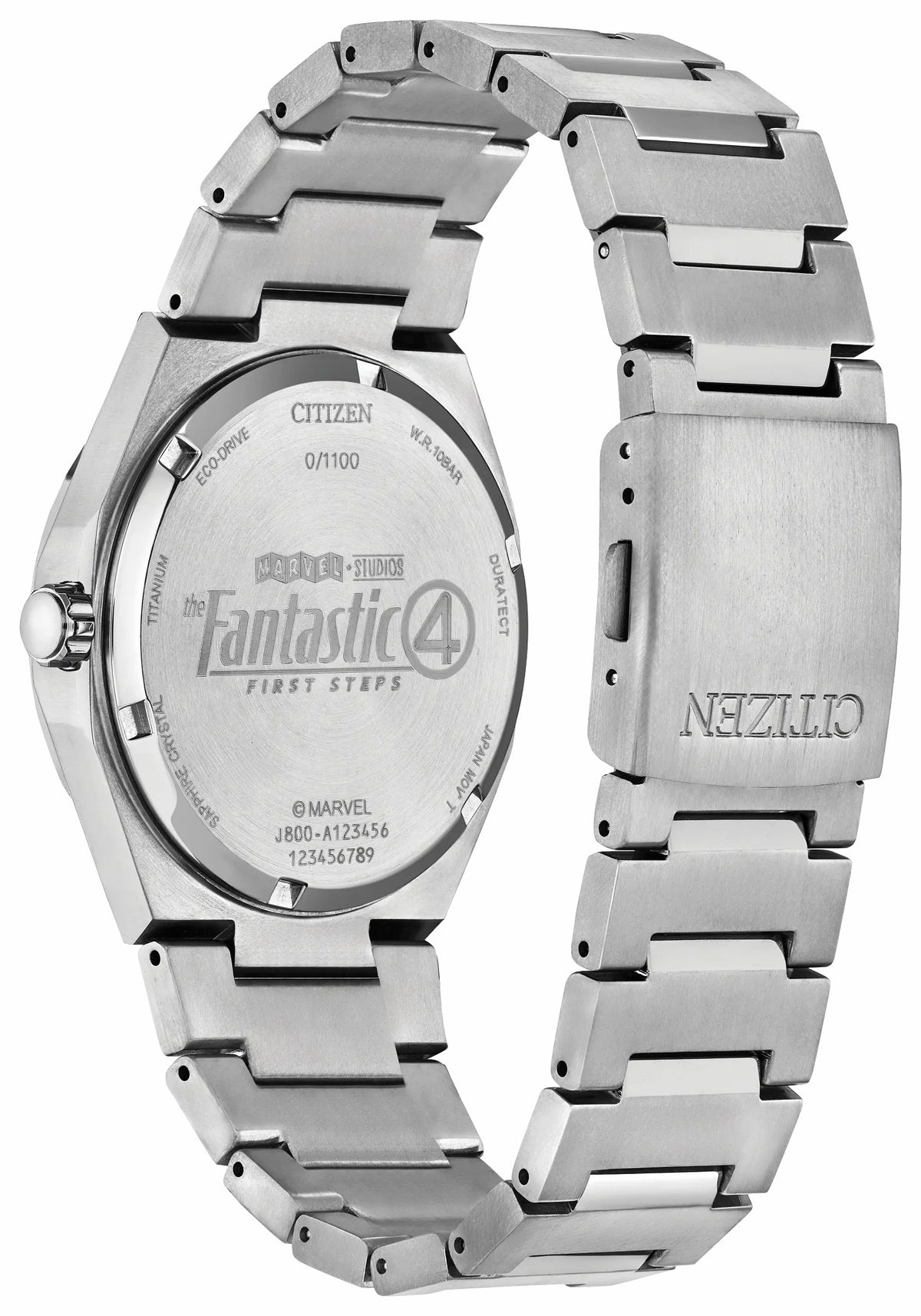 The Fantastic 4: First Steps Blue Dial Super Titanium Bracelet AW0131-66W - Citizen Best Seller