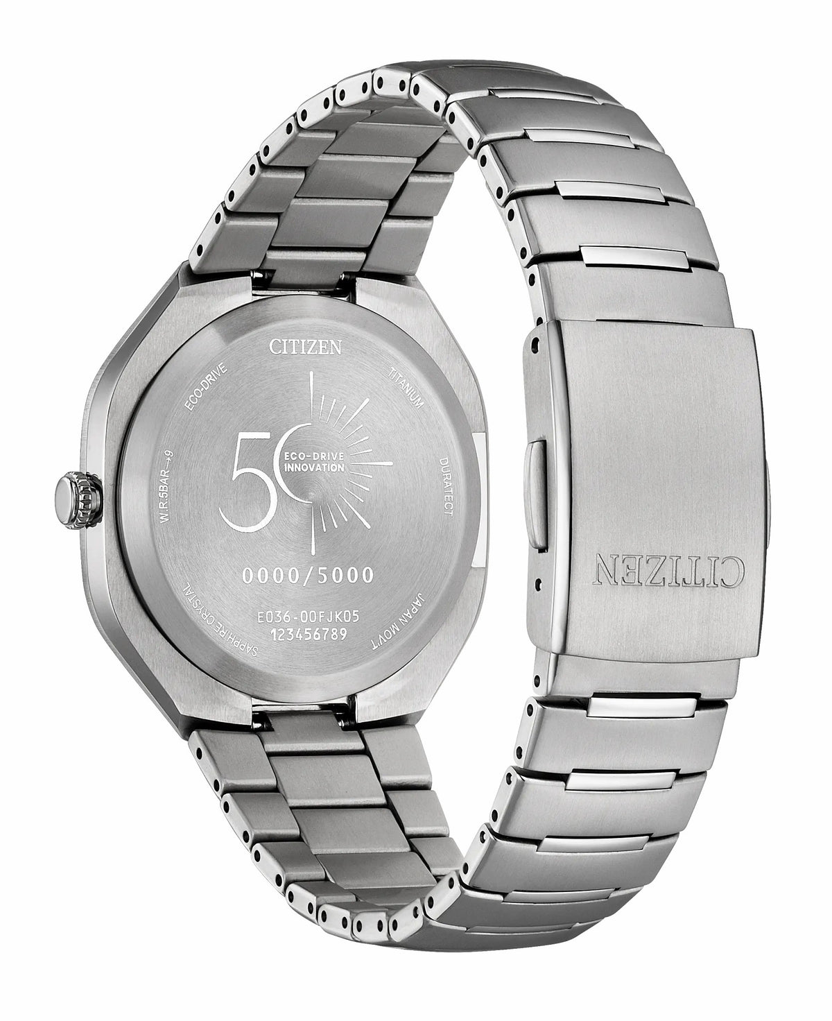 Eco-Drive PHOTON Black Dial Super Titanium Bracelet BJ6560-53W - Citizen Best Seller