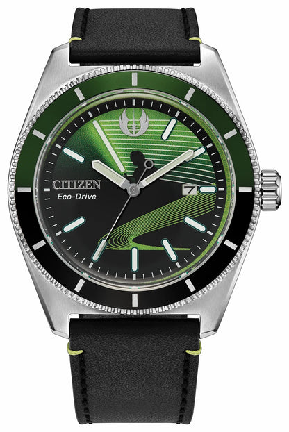 Luke Skywalker, Jedi Master Black Dial Leather Strap AW1910-48W - Citizen Hot Sale