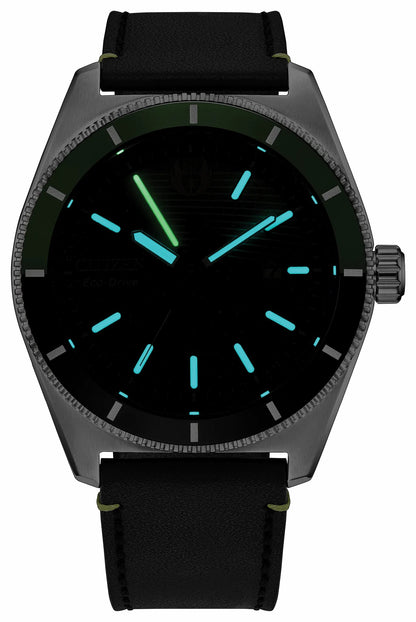 Luke Skywalker, Jedi Master Black Dial Leather Strap AW1910-48W - Citizen Hot Sale