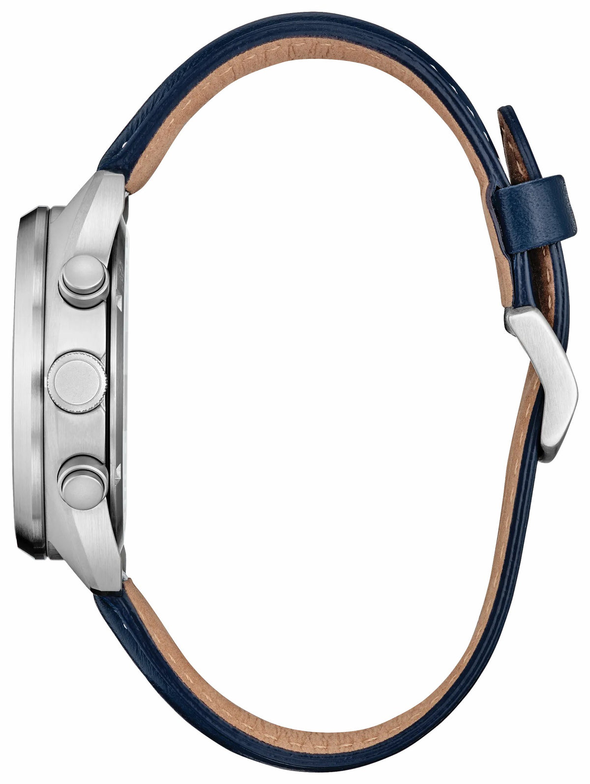 Captain America 85th Anniversary Blue Dial Leather Strap CA7046-46W - Citizen Great Value