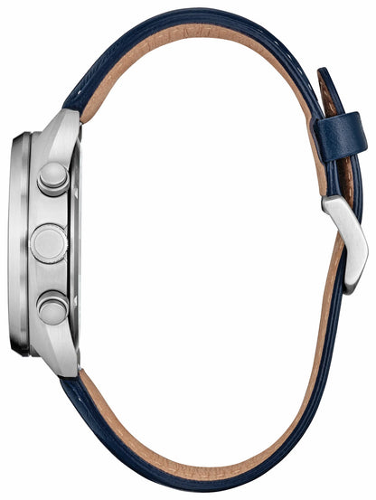 Captain America 85th Anniversary Blue Dial Leather Strap CA7046-46W - Citizen Great Value