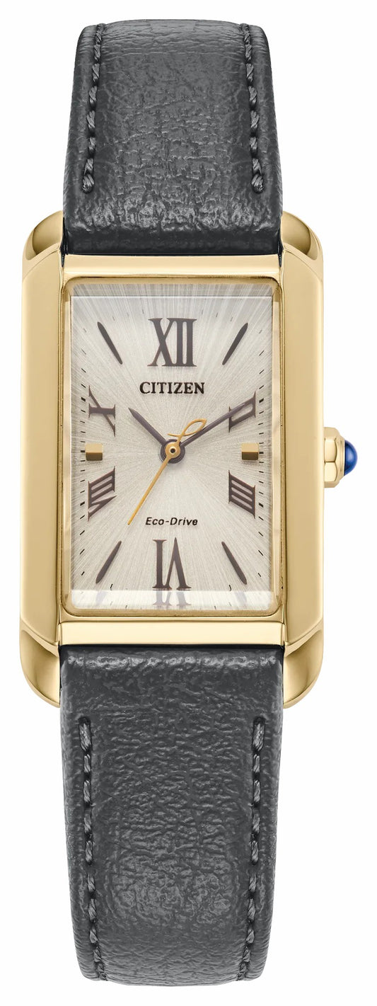 Citizen L Bianca Gold-Tone Dial Apple Leather Strap EW5622-09P - Citizen Value