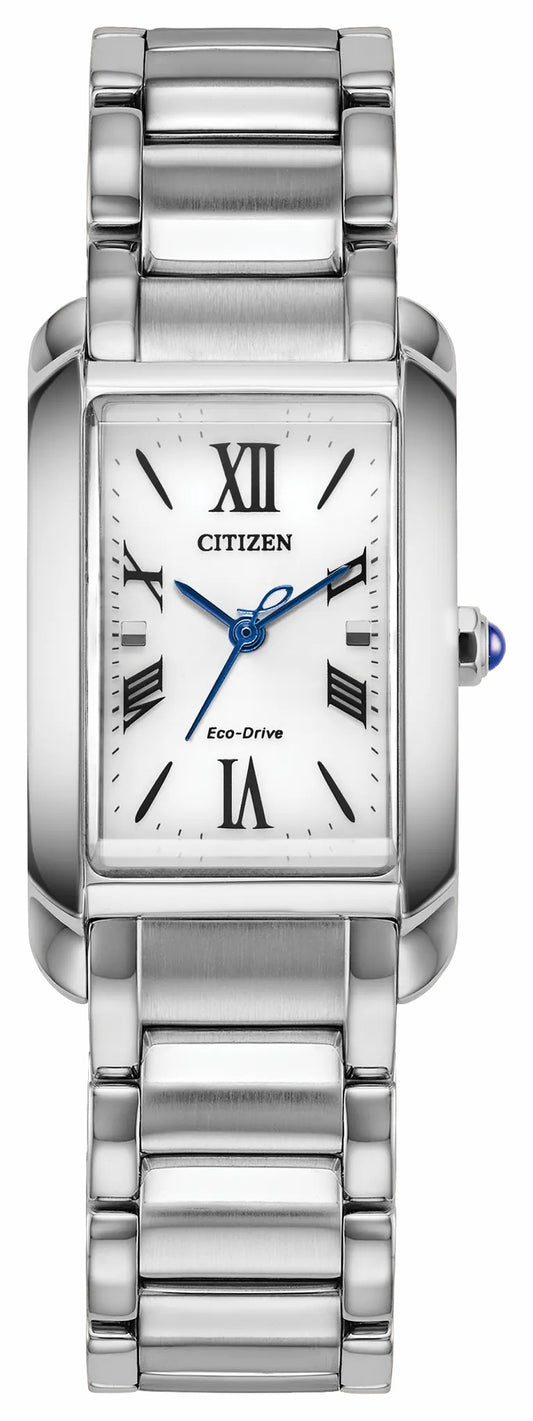Citizen L Bianca White Dial Stainless Steel Bracelet EW5620-55A - Citizen Value