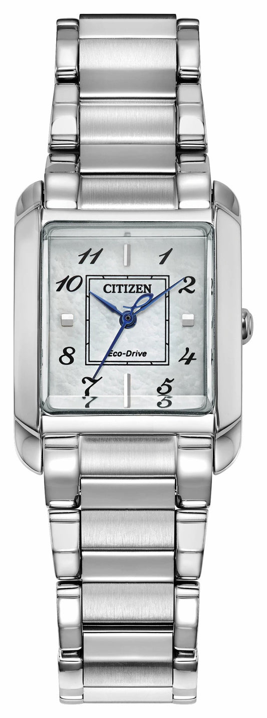 Citizen L Bianca White Dial Stainless Steel Bracelet EW5600-52D - Citizen Special Offer