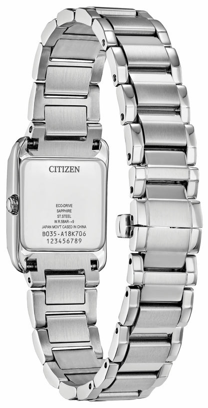 Citizen L Bianca White Dial Stainless Steel Bracelet EW5600-52D - Citizen Special Offer