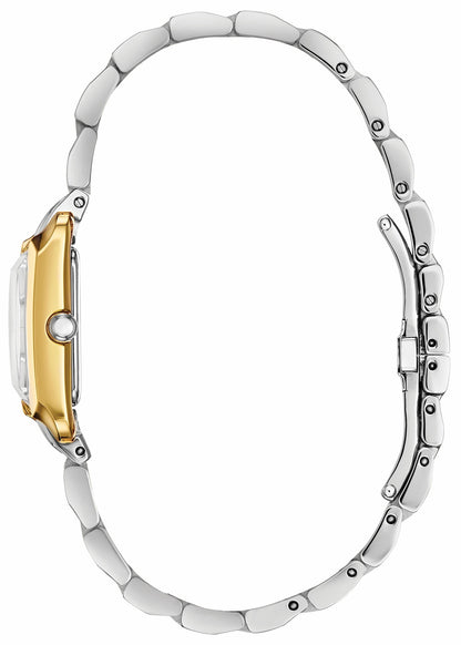 Citizen L Ladies Eco-Drive Gold White Dial Stainless Steel Watch - Citizen Top Pick