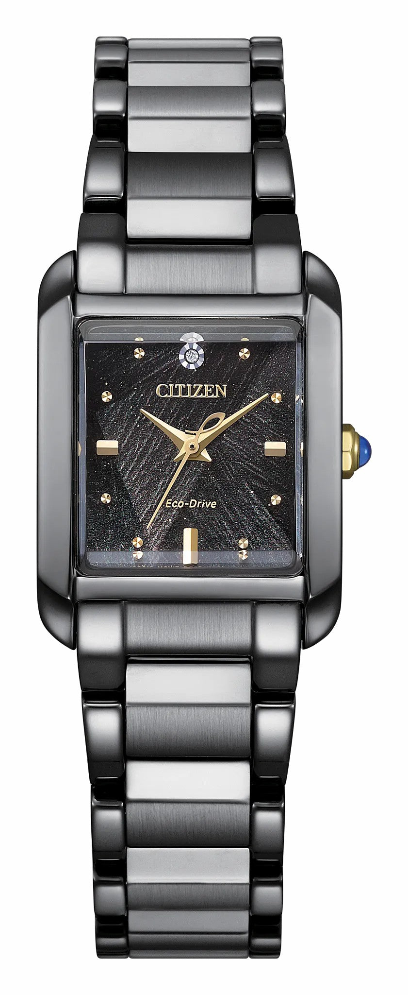 Citizen L Bianca LIGHT in BLACK Black Dial Stainless Steel Bracelet EW5636-55E - Citizen Top Pick