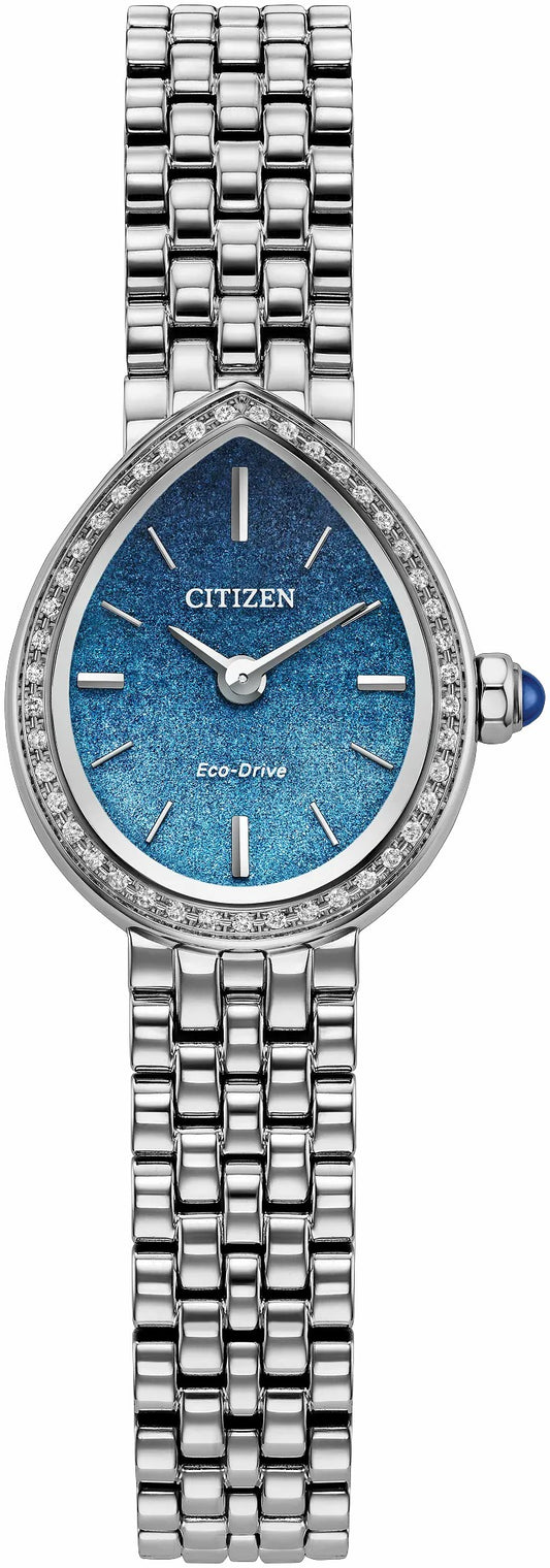 Citizen L Rainell Light Blue Dial Stainless Steel Bracelet EX1540-58L - Citizen Special Offer