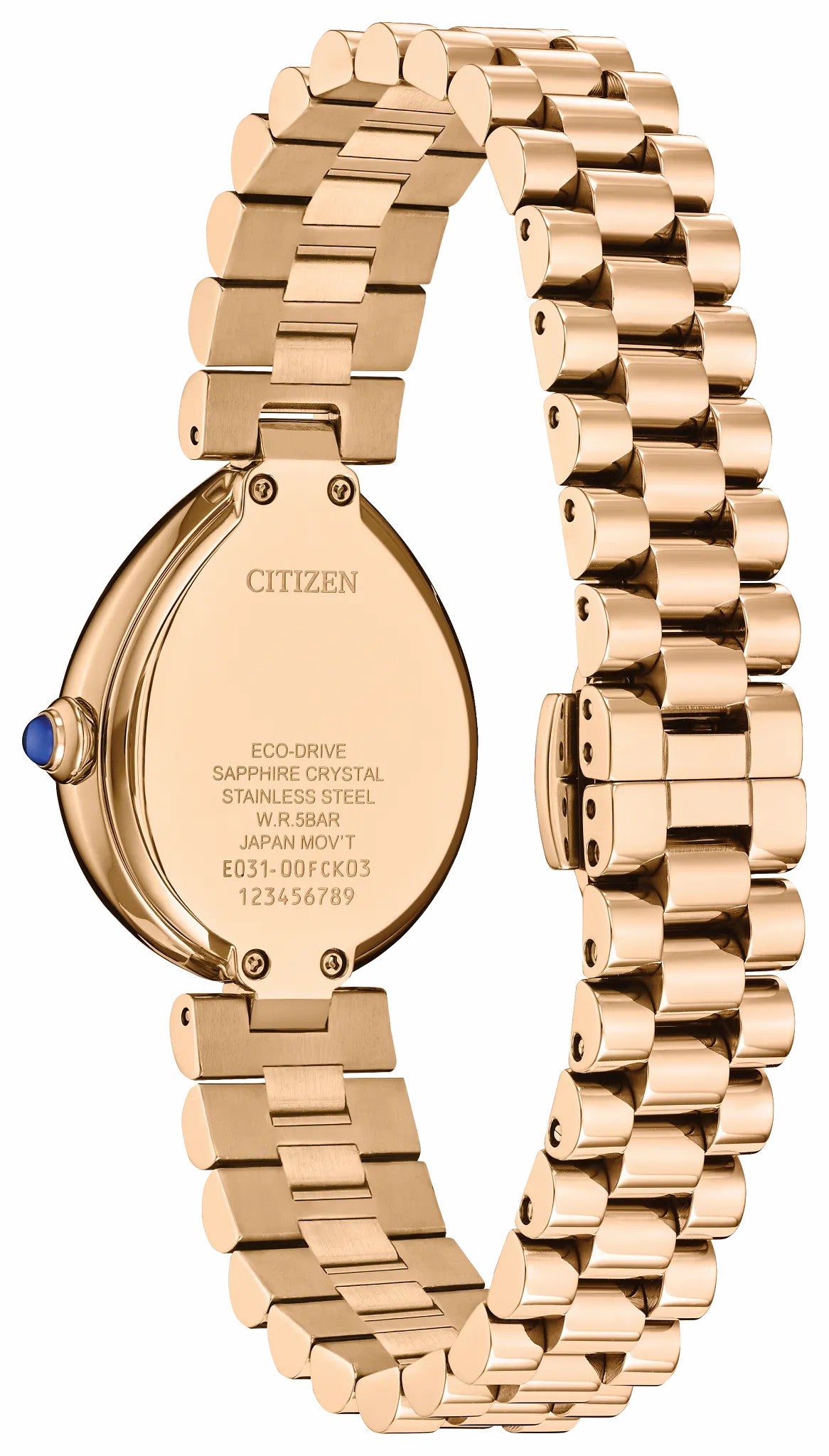 Citizen L Rainell Green Dial Stainless Steel Bracelet EM1203-57X - Citizen Trending