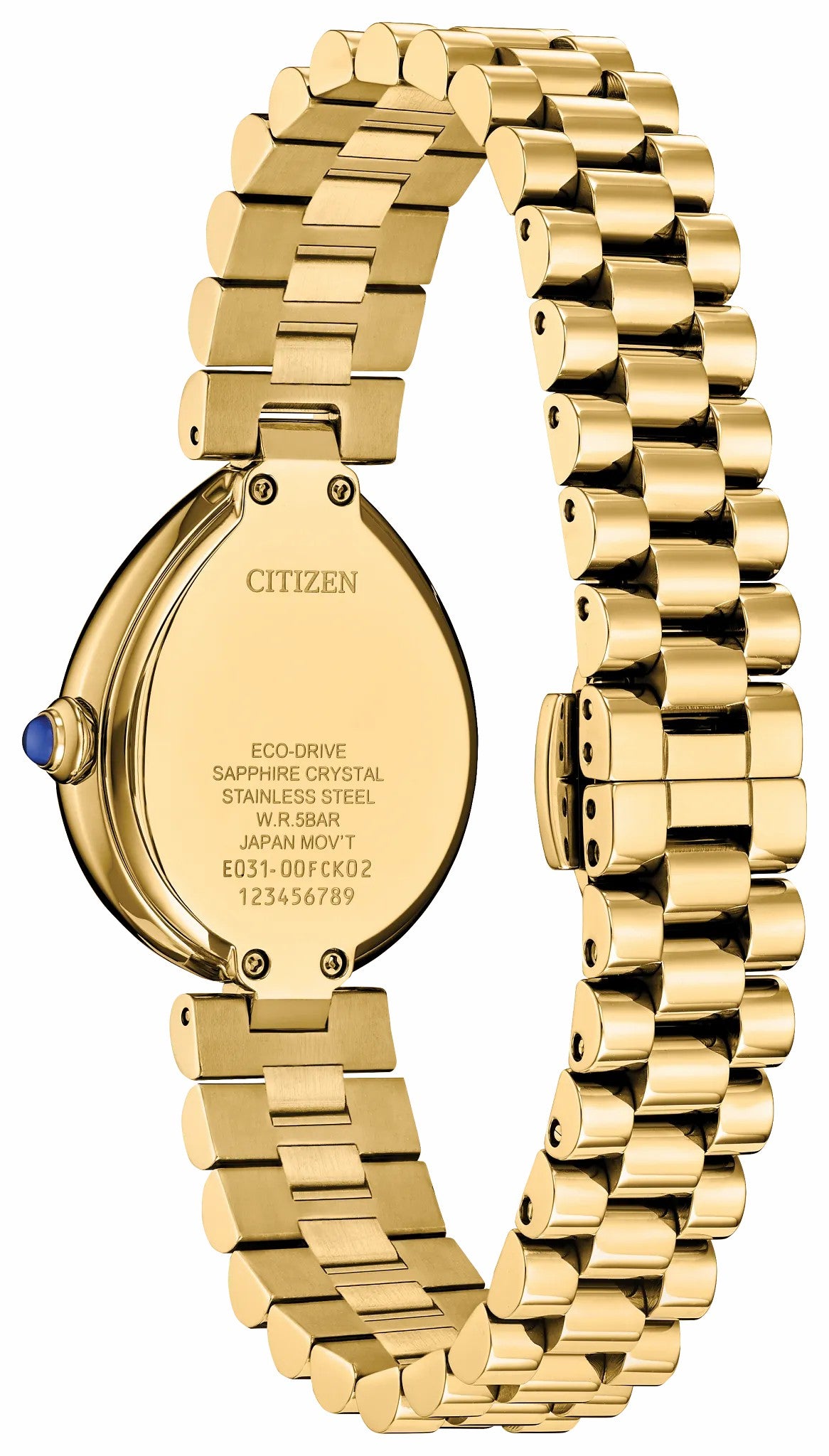 Citizen L Rainell Gold-Tone Dial Stainless Steel Bracelet EM1202-50P - Citizen Best Seller