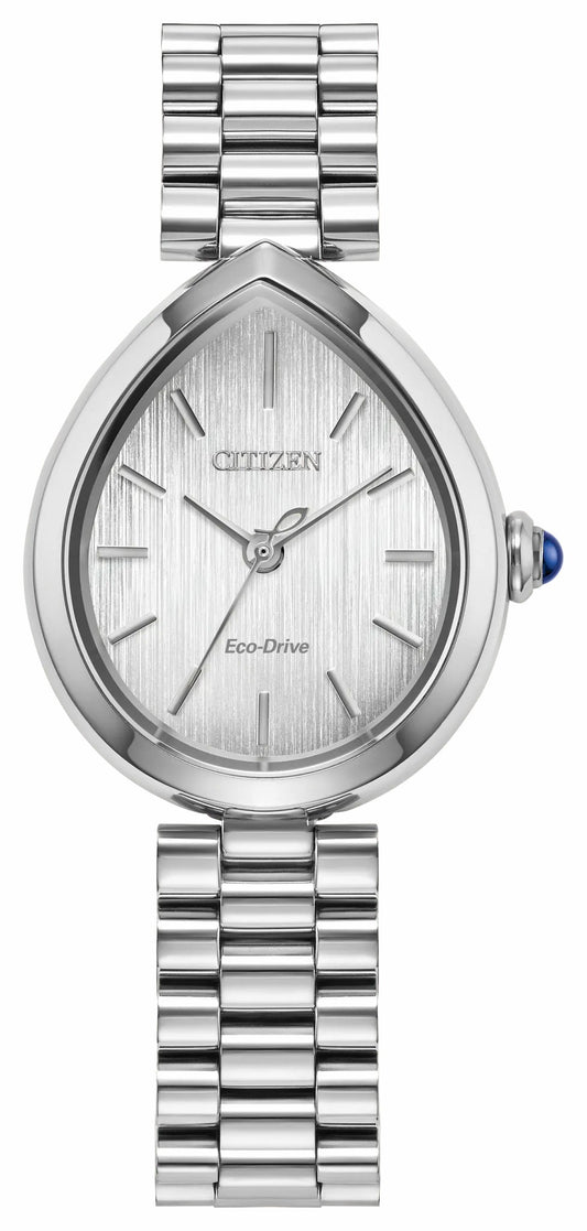 Citizen L Rainell Silver-Tone Dial Stainless Steel Bracelet EM1200-55A - Citizen Trending