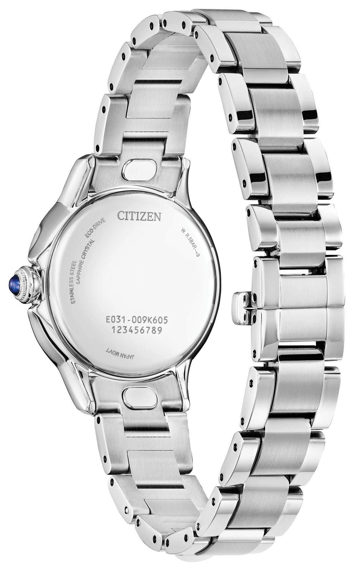 Citizen L Ceci Black Dial Stainless Steel Bracelet EM1160-58E - Citizen Essential