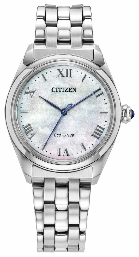 Citizen L Classic White Dial Stainless Steel Bracelet EM1140-80D - Citizen New