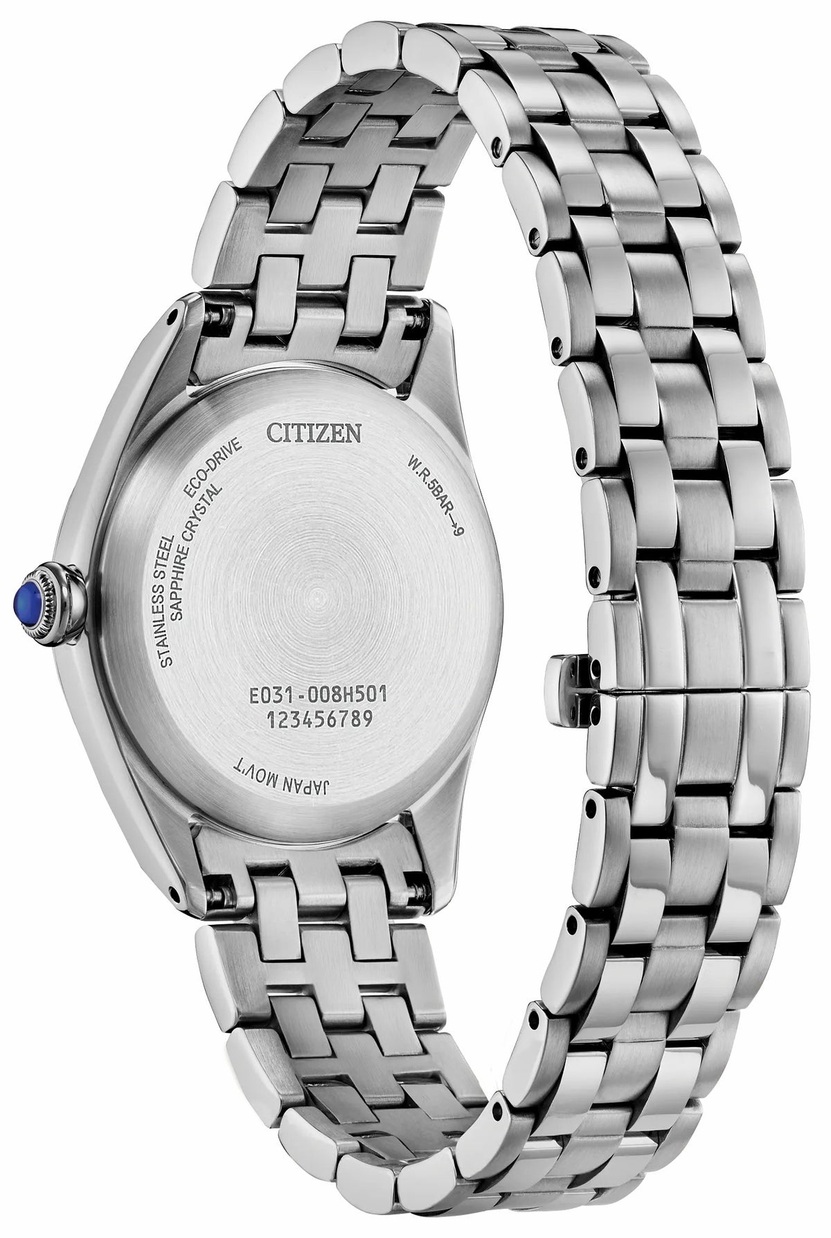 Citizen L Classic White Dial Stainless Steel Bracelet EM1140-80D - Citizen New