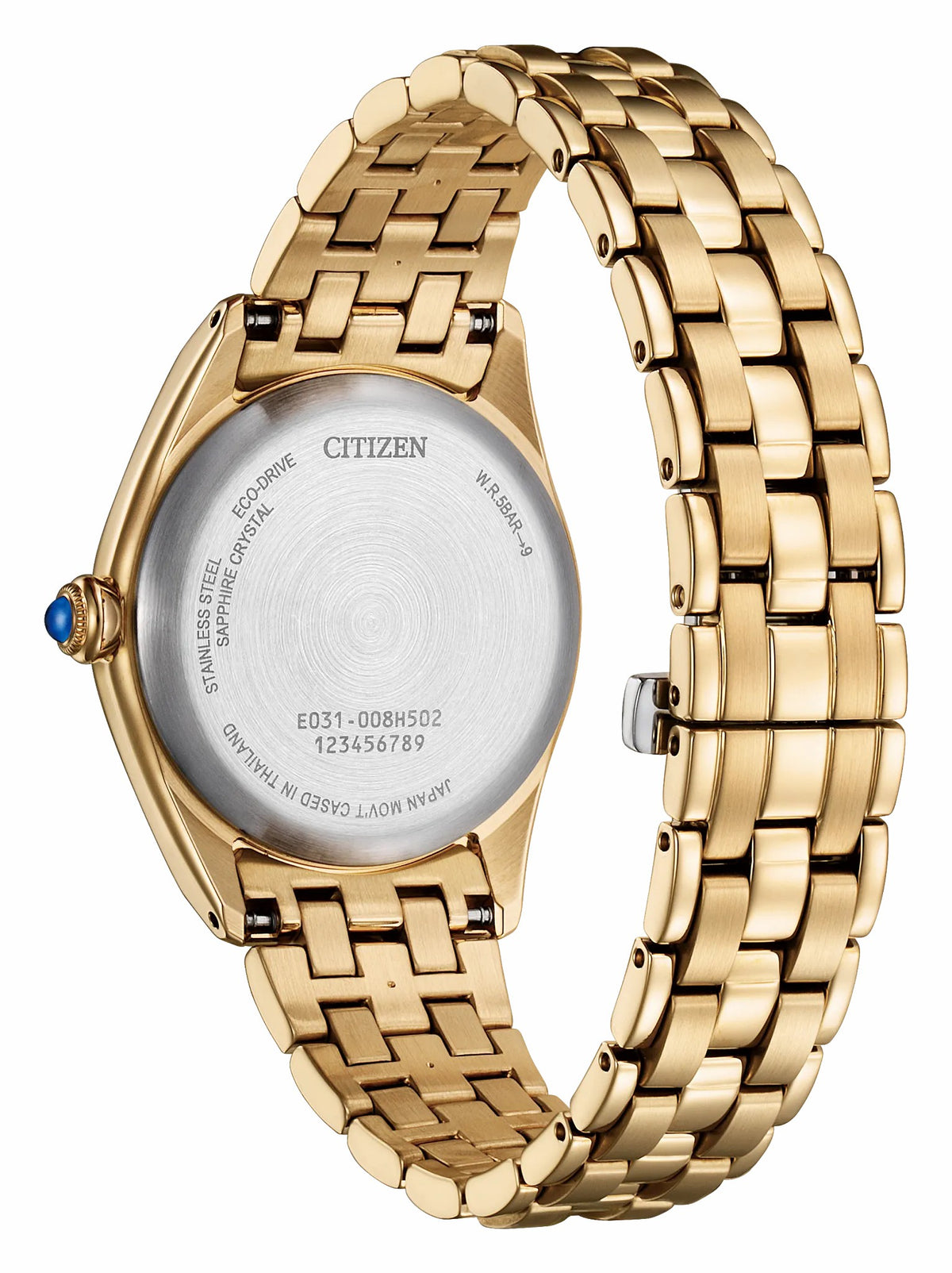 Citizen L Classic Brown Dial Stainless Steel Bracelet EM1143-81Z - Citizen New