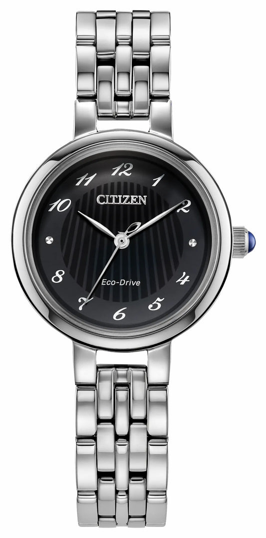 Citizen L Classic Black Dial Stainless Steel Bracelet EM0990-81E - Citizen Customer Favorite