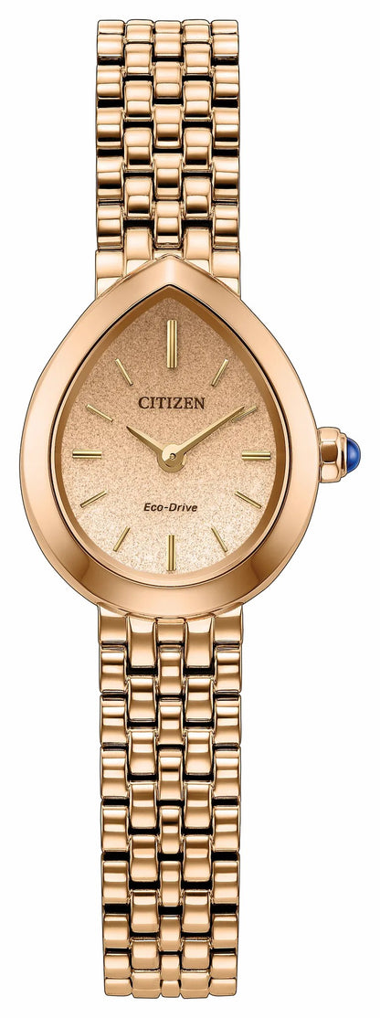 Citizen L Rainell Rose Gold-Tone Dial Stainless Steel Bracelet EX1553-56X - Citizen Special Offer