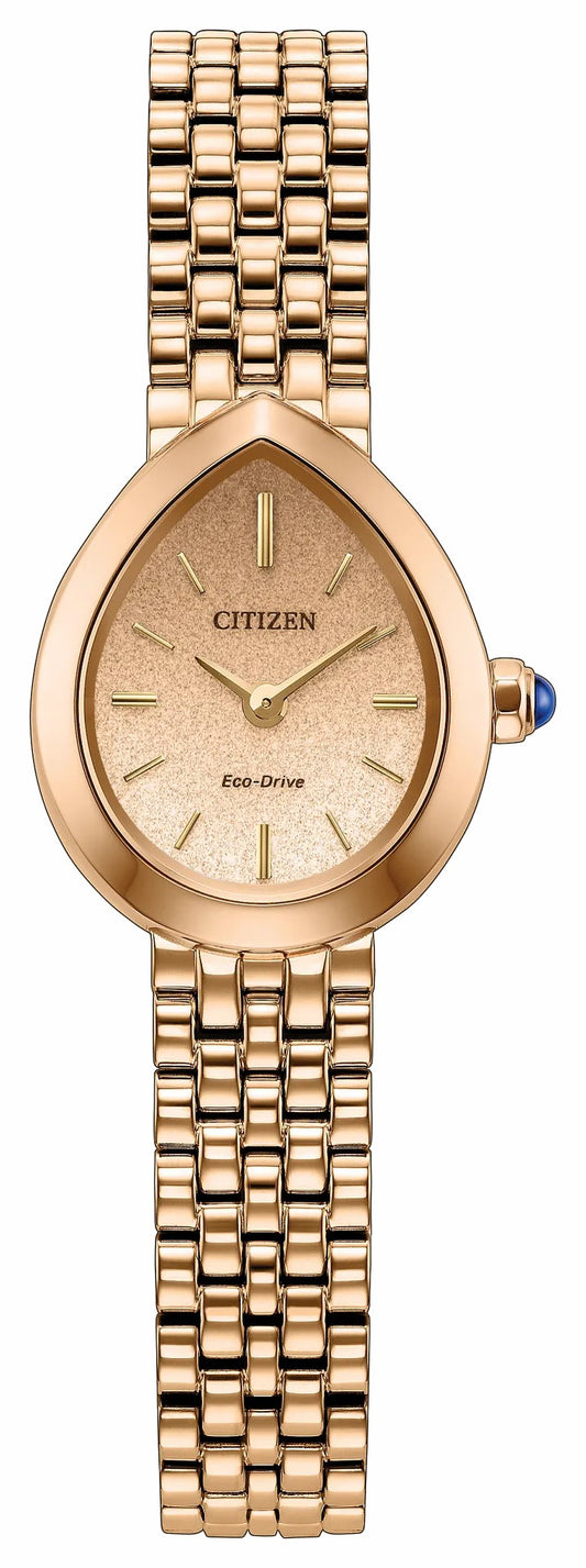 Citizen L Rainell Rose Gold-Tone Dial Stainless Steel Bracelet EX1553-56X - Citizen Special Offer