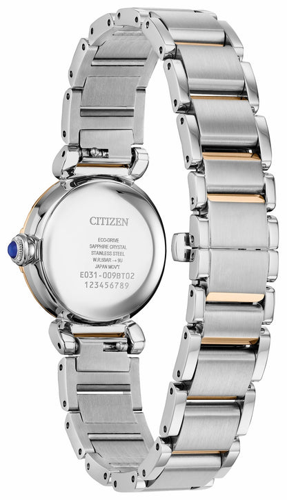 Citizen L Mae White Dial Stainless Steel Bracelet EM1136-87D - Citizen Everyday
