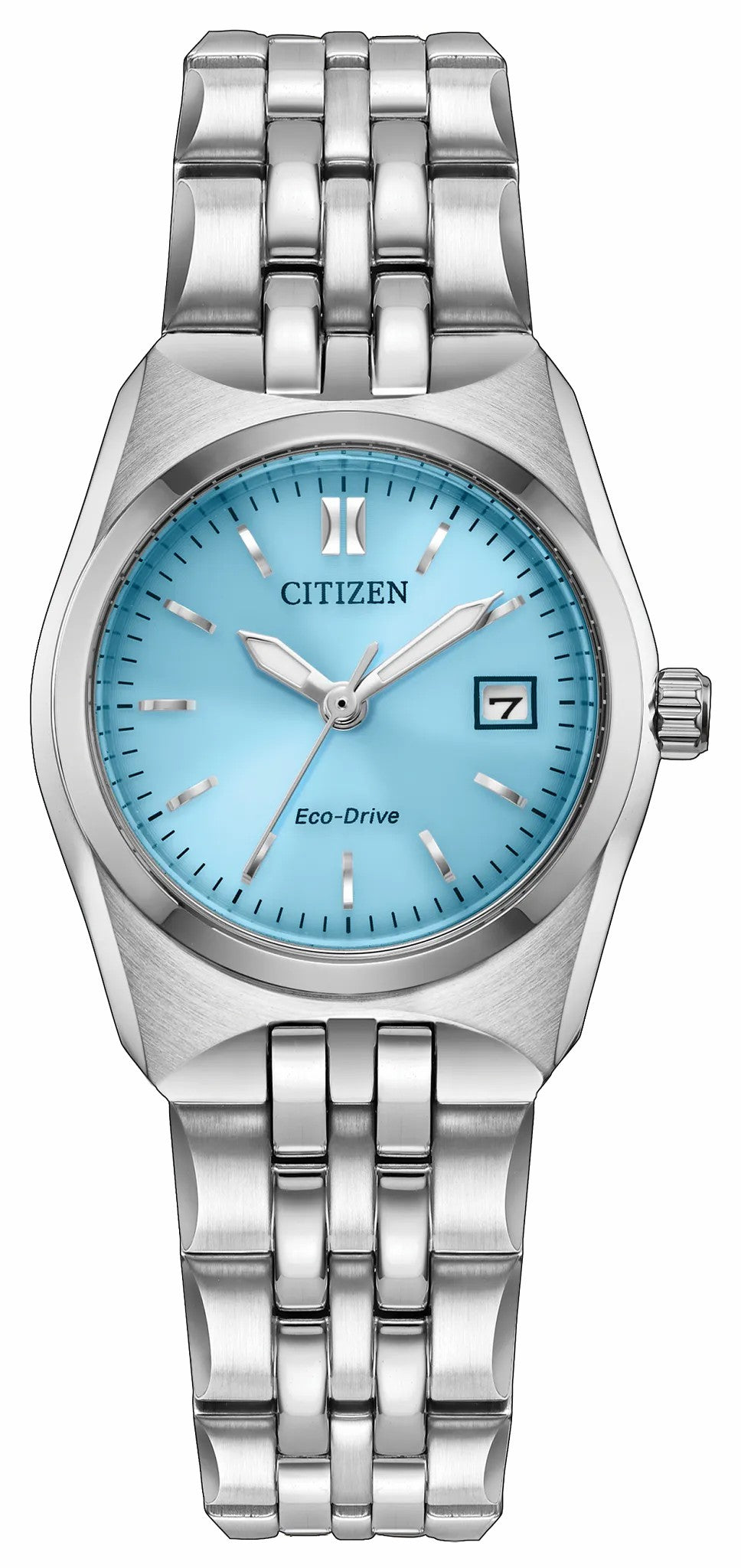 Corso Light Blue Dial Stainless Steel Bracelet EW2291-51L - Citizen Recommended