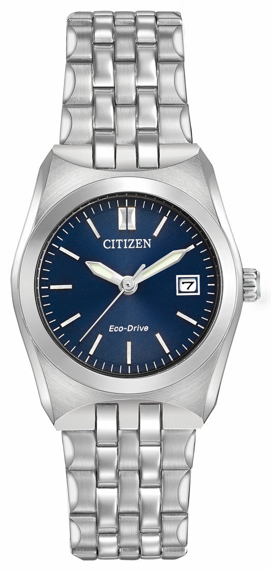 Corso - Ladies Eco-Drive 3-Hand Sporty Blue Dial Watch - Citizen Premium