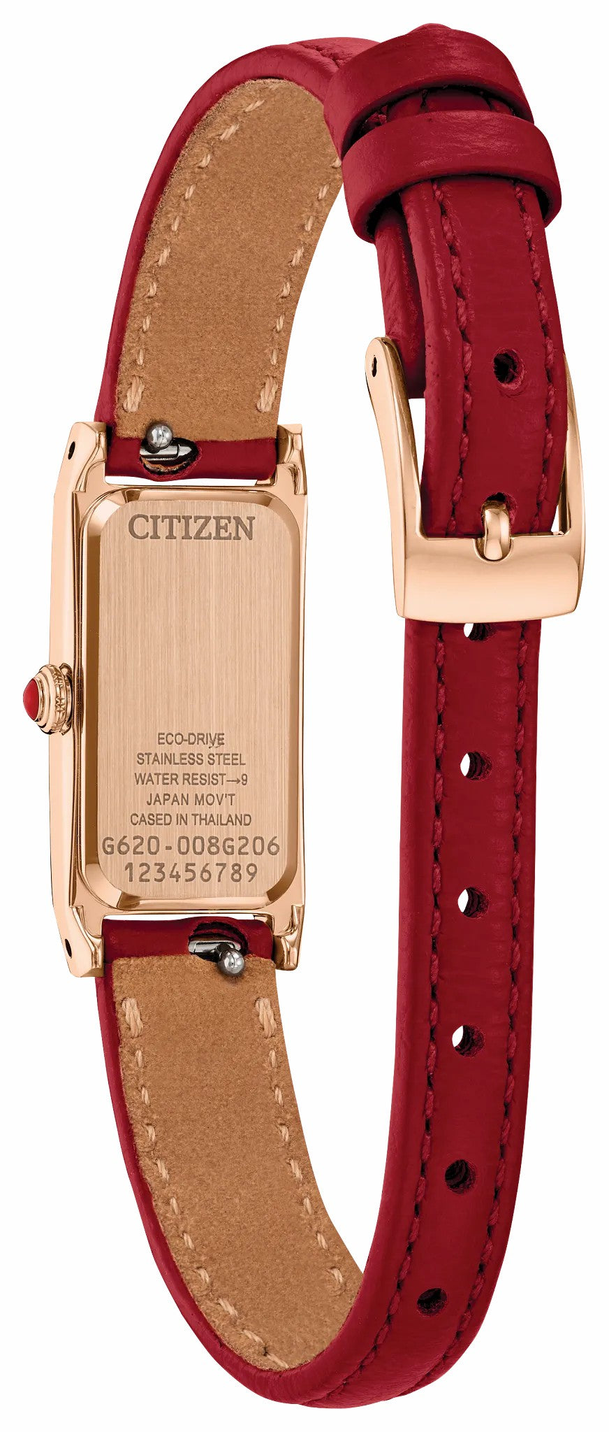 Fio White Dial Leather Strap EG7123-01A - Citizen Value