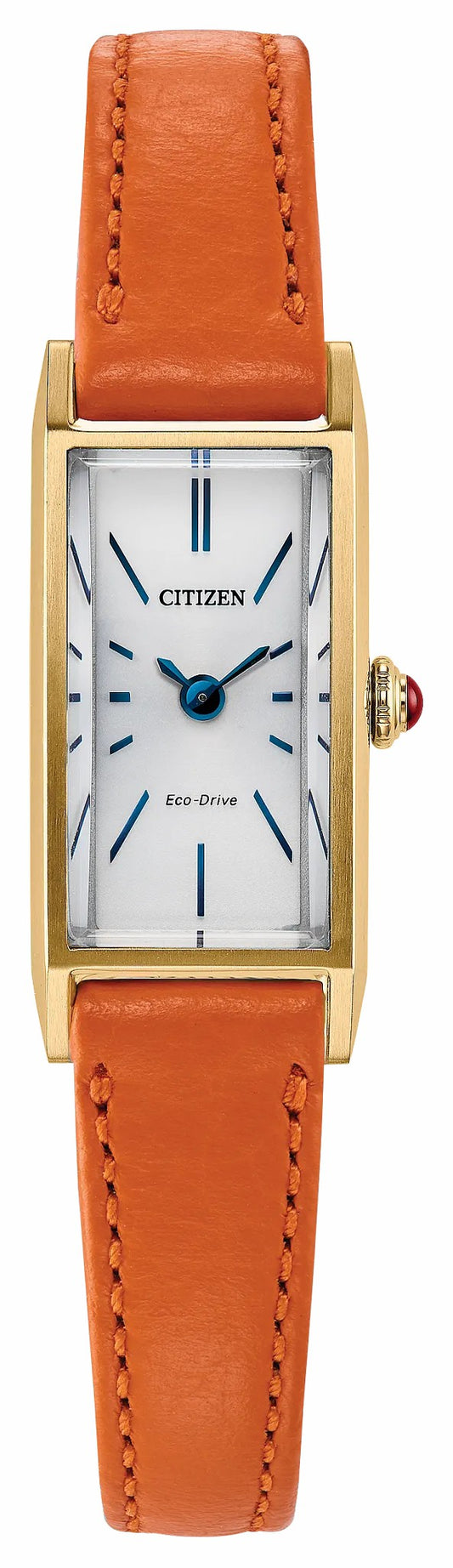 Fio White Dial Leather Strap EG7122-04A - Citizen Premium