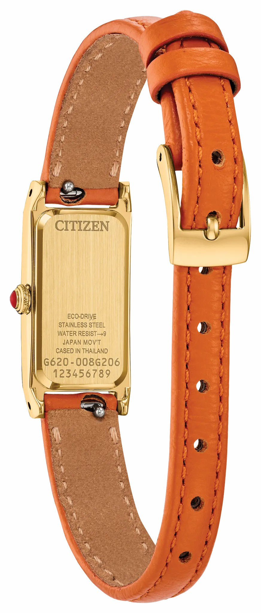 Fio White Dial Leather Strap EG7122-04A - Citizen Premium