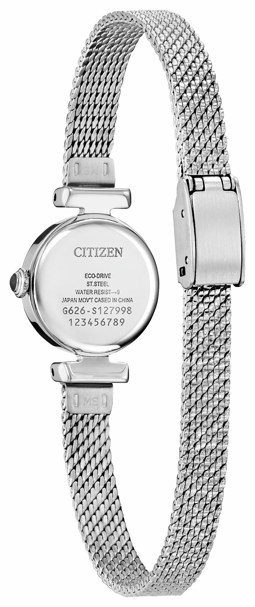 Fio Light Blue Dial Stainless Steel Bracelet EG7081-51L - Citizen Best Price