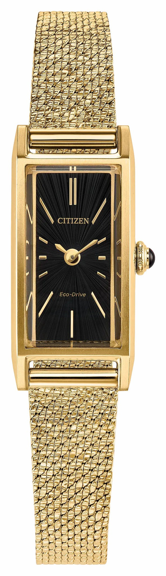 Fio Black Dial Stainless Steel Bracelet EG7128-59E - Citizen Best Price